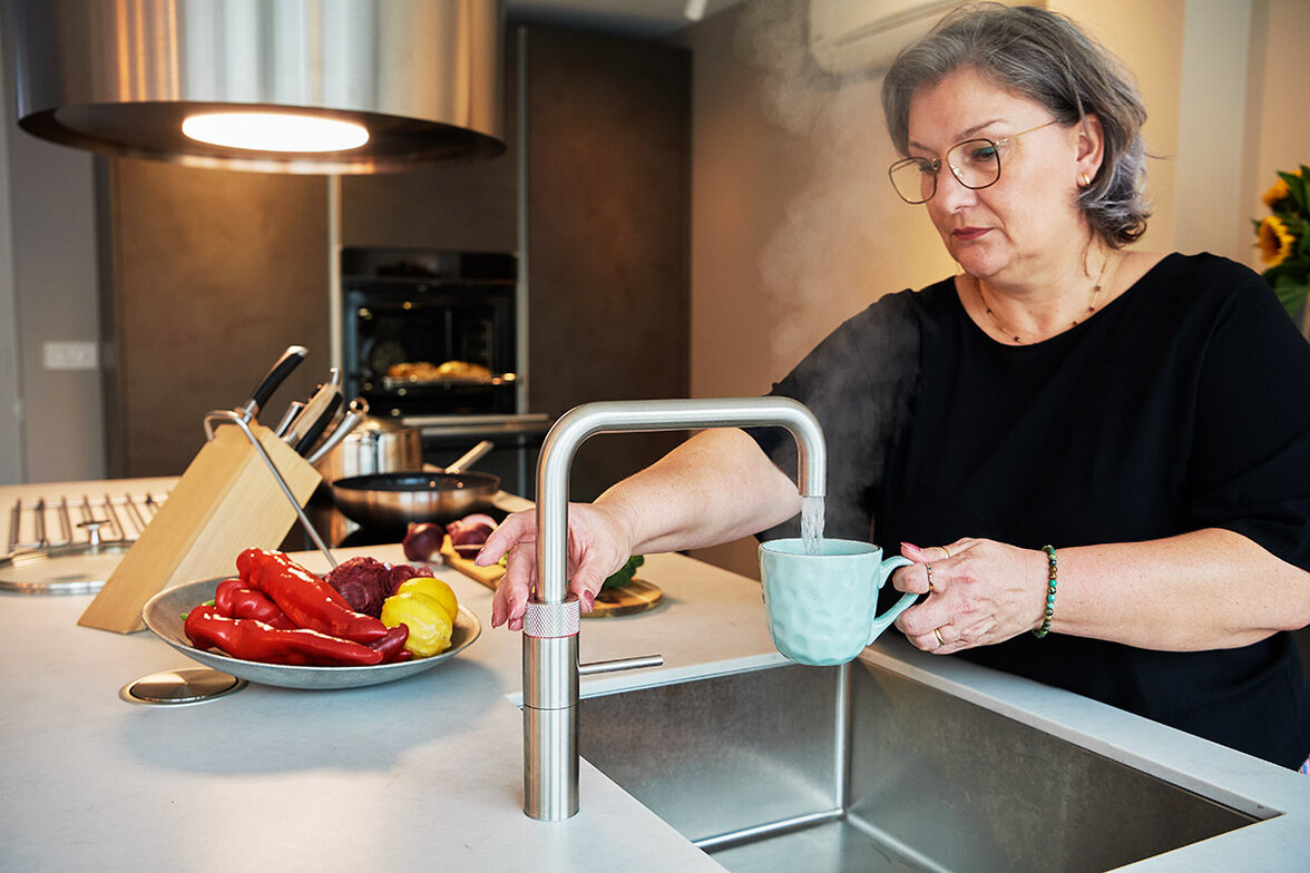 Quooker kraan in de keuken