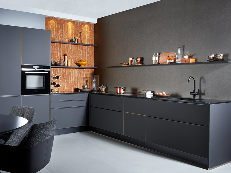 Minimalistische moderne design keuken Piet Klerkx Waalwijk