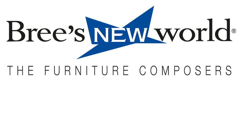 Bree's New World logo the furniture composers